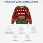 6240WUS4 personalized ugly christmas sweater funny gifts for pizza lovers 6240W