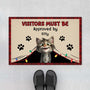 6248DUS1 personalized christmas doormat funny gifts for cat lovers 6248DKLND_1