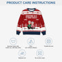 6249WUS4 growing old together ugly christmas sweater custom gifts for couples 6249WKLNG