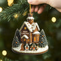6257OUS2 3d printing effect acrylic christmas house ornaments custom gifts for dog lovers 6257OKQ5C