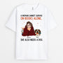 6271AUS1 a woman cannot survive on books alone shirt custom dog lover gifts 6271ATLZC_2