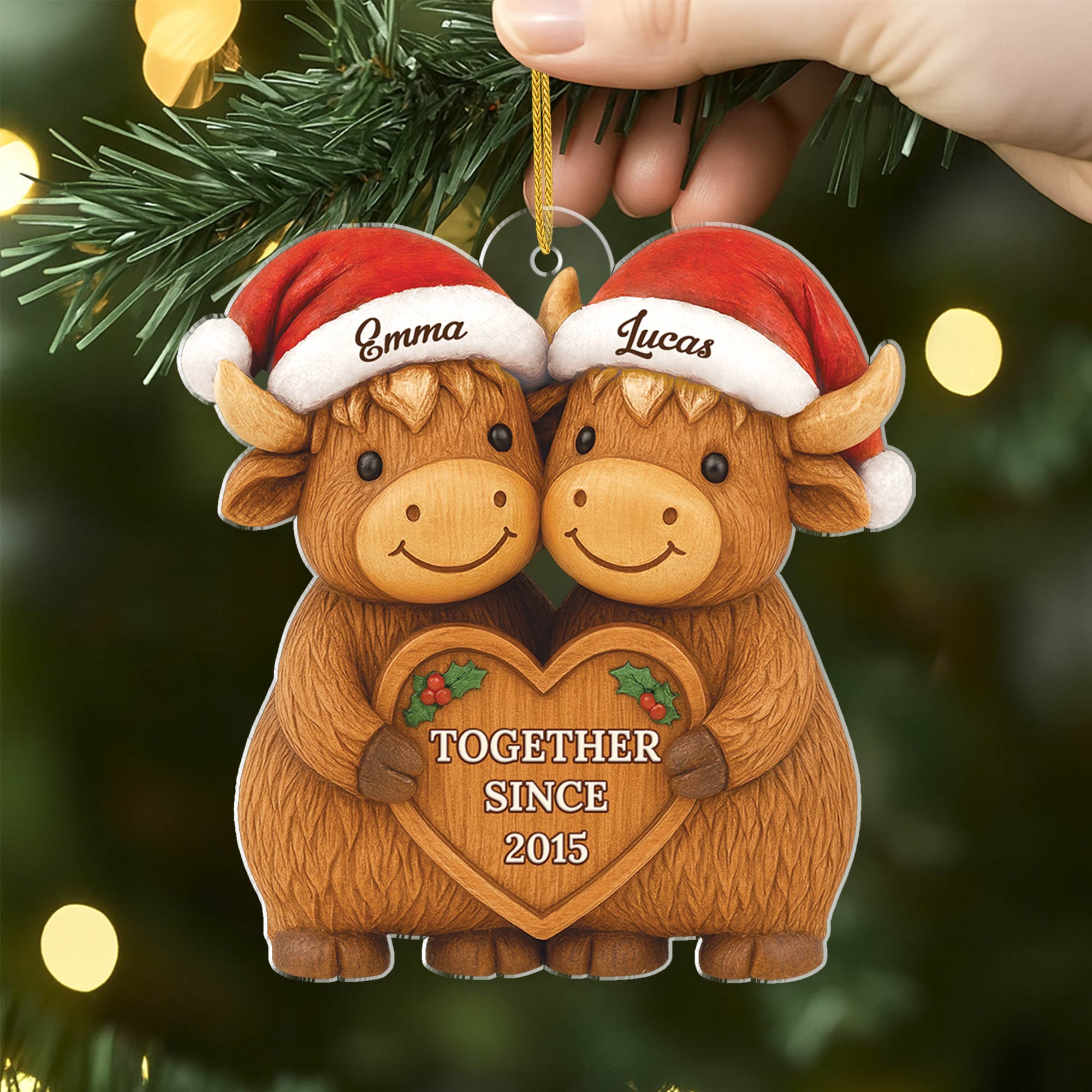 6276OUS2 3d printing effect custom acrylic reindeer ornaments_ couple christmas gifts 6276O3QAG