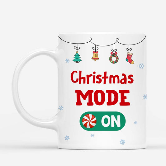 6279MUS2 christmas mode on mug personalized xmas gifts for her him 6279MTMAA