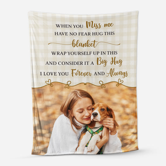 6285BUS1 memorial blankets with photo personalized pet memorial gifts 6285B3QZC