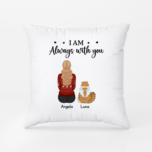 6290PUK1 personalised im always with you memorial pillow for dogcat owners 6290p3fma