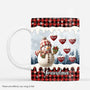 6293MUS1 snowman christmas mugs personalized gifts for grandma grandpa 6293MTTTA