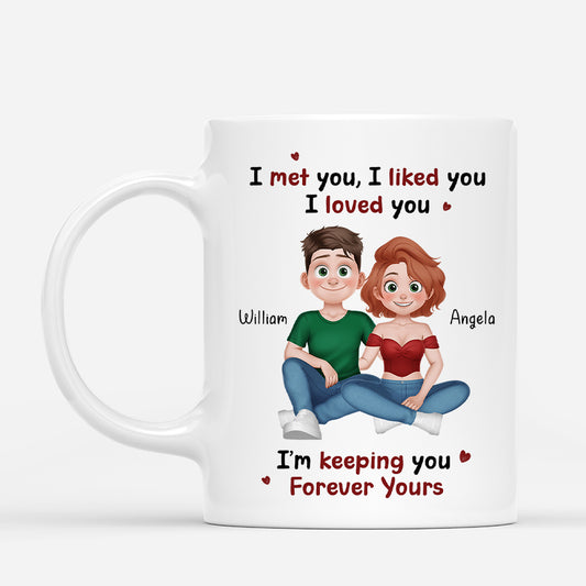 6297MUS1 i met you i liked you i love you mug_ custom gifts for couples 6297M8QQG