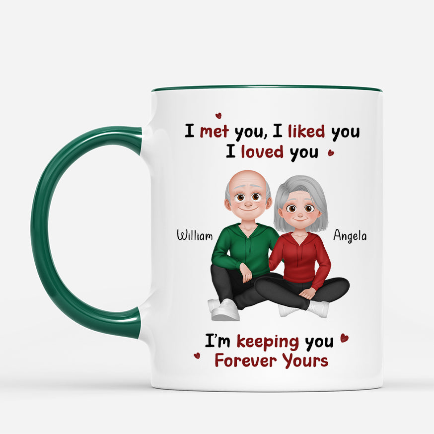6297MUS2 i met you i liked you i love you mug_ custom gifts for couples 6297M8QQG