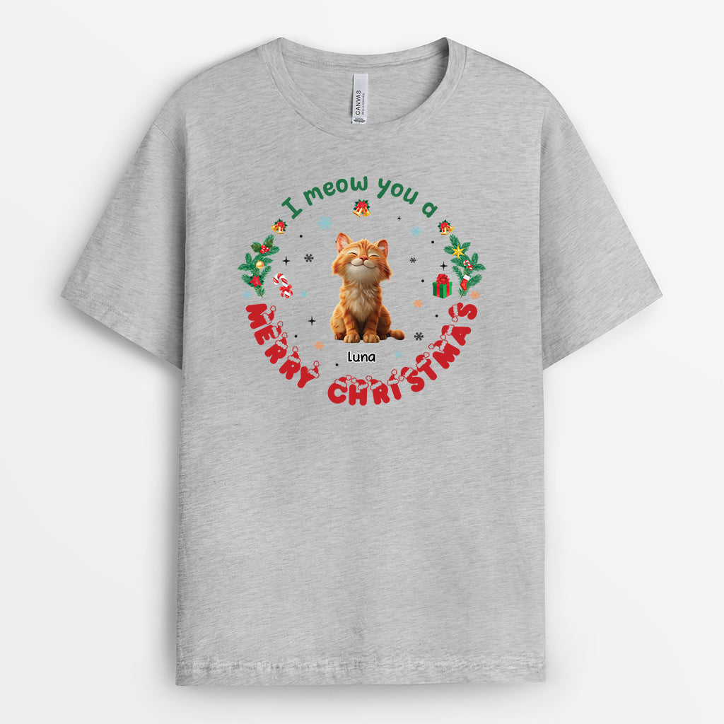 6302AUS2 merry christmas shirt personalized gifts for cat lovers 6302ATTND