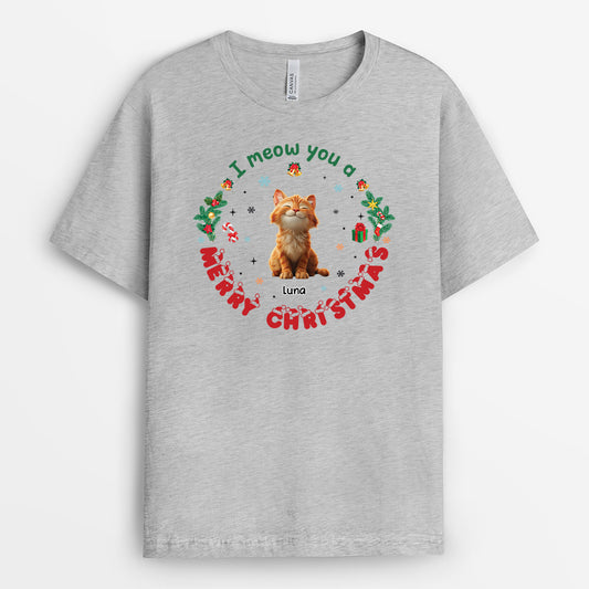 6302AUS2 merry christmas shirt personalized gifts for cat lovers 6302ATTND