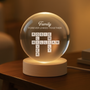 6306LUK1 personalised crossword crystal ball lamp for familysisterbrother 6306l8f5e