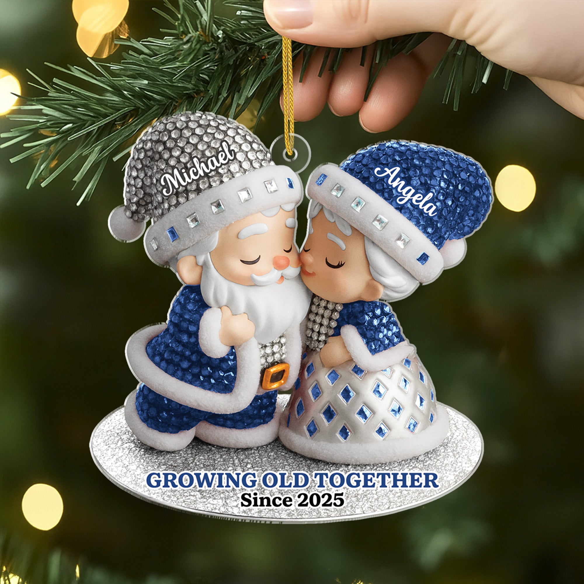 6313OUS2 3d printing effect acrylic mr and mrs claus ornaments_ custom christmas gifts 6313O8ZMG