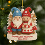6315OUS1 3d printing effect acrylic gnome couple ornament personalized christmas gift 6315O8MNG