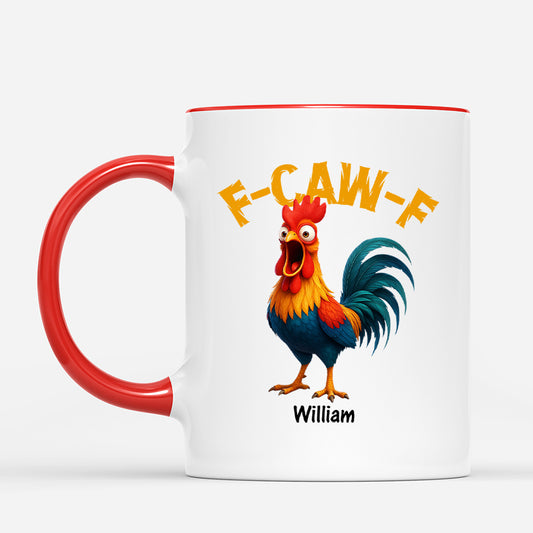 6331MUS2 crow f caw f mug funny personalized gifts 6331M6M5A