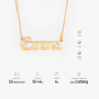 6355JUS3 personalized old english name necklace unique gifts for him her 6355J0B5A
