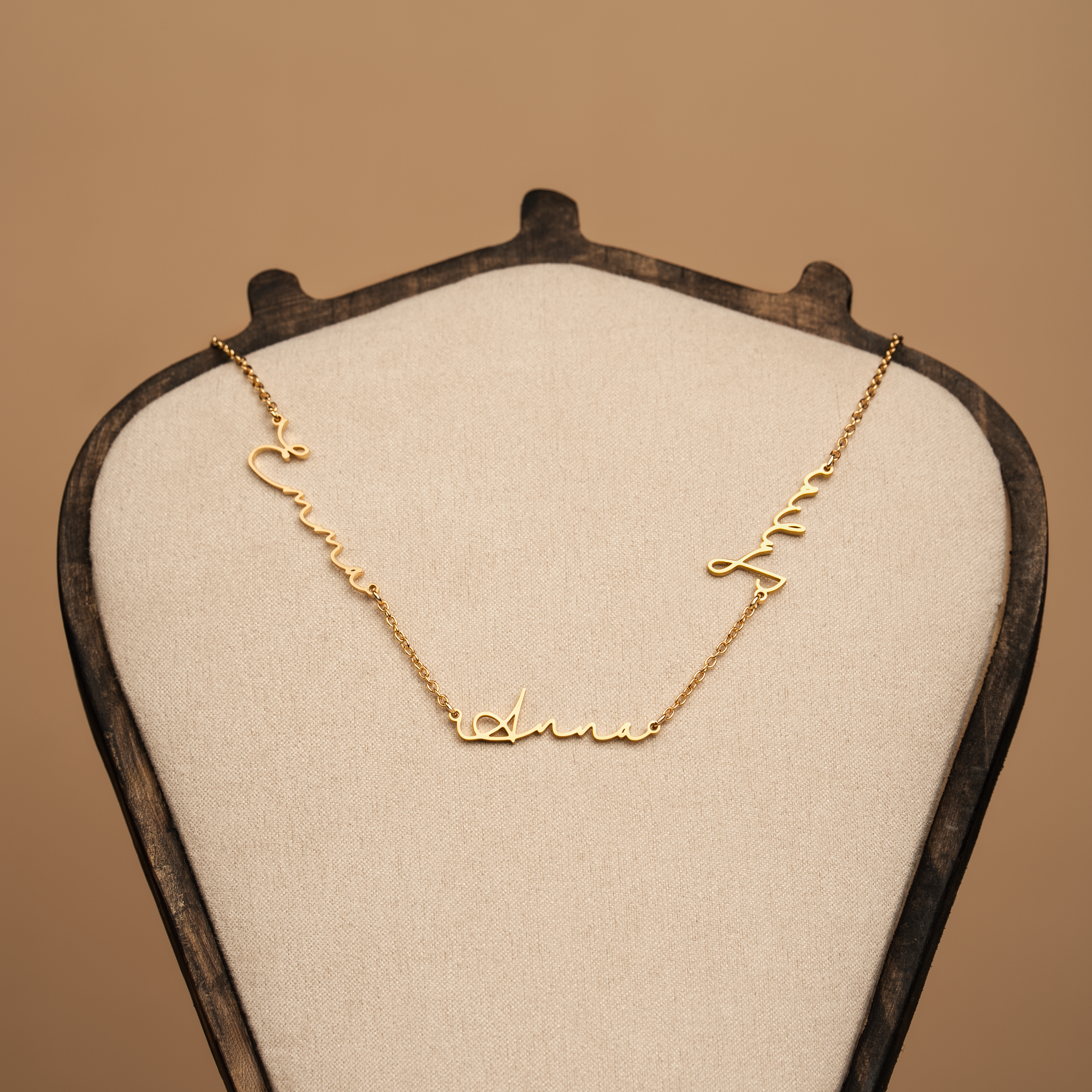 6358JUS2 personalized multiple name necklace unique gifts for him her 6358J0B5A