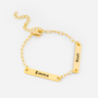 6361JUS1 custom name bar bracelet unqiue gifts for him her 6361J0Q5A