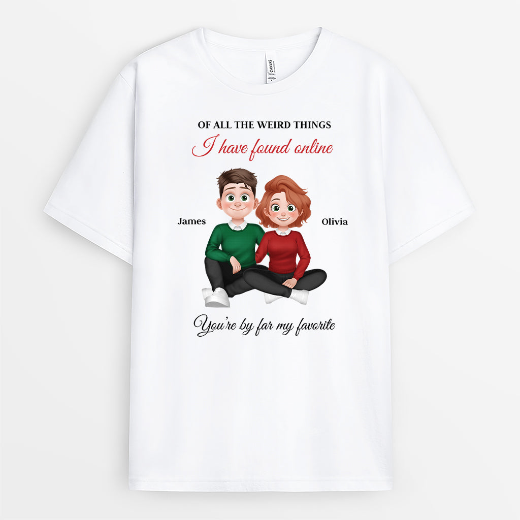 6381AUk1 youre my favorite shirts personalized gifts for couples 6381AKLNG_1