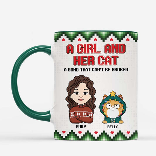 6384MUS2 personalized cat and owner mug christmas gifts for cat lovers 6384MTZZD