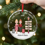 6399OUK2 glass travel christmas ornaments personalized gifts for friend 6399OKYQF