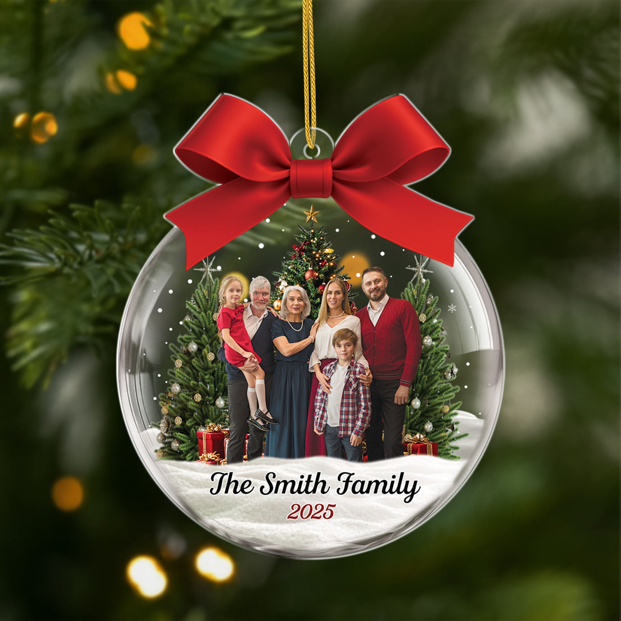 6400OUS1 3d printing effect custom acrylic photo ornaments family christmas gifts 6400O3QQI