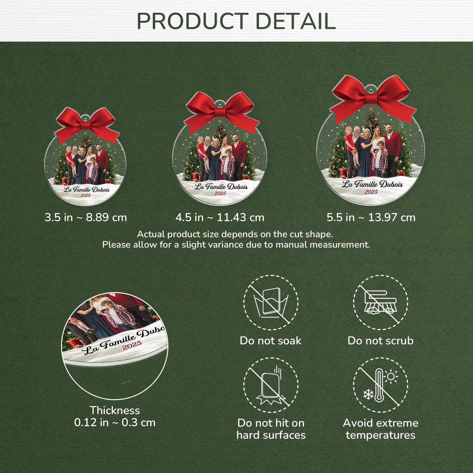 6400OUS3 3d printing effect custom acrylic photo ornaments family christmas gifts 6400O3QQI_26e9bb3c 3871 4063 b815 817c9cb9b66c