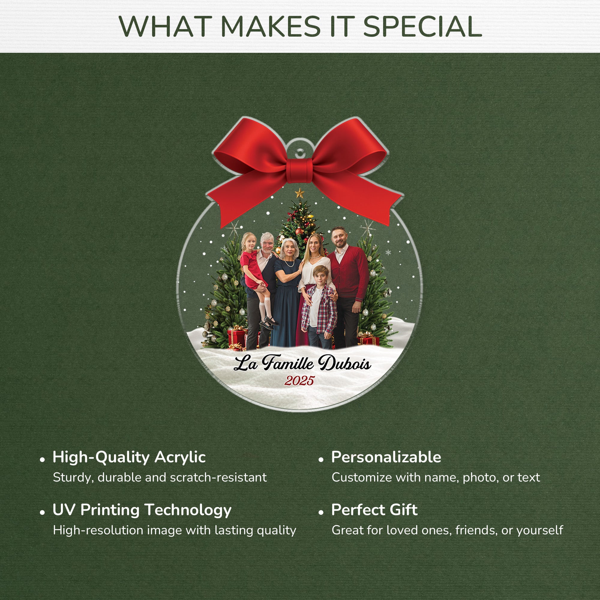 6400OUS4 3d printing effect custom acrylic photo ornaments family christmas gifts 6400O3QQI_9fef9e19 3404 41e9 9dde b4749774a621