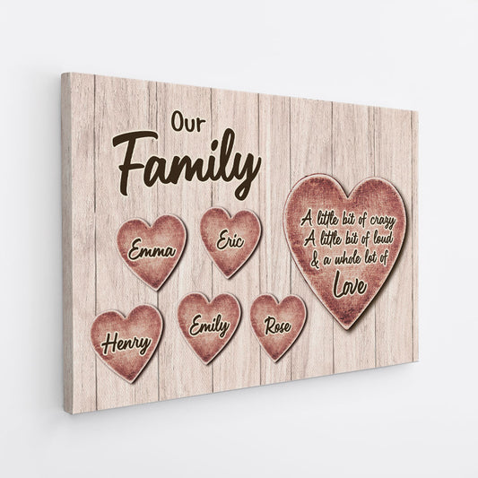 6413CUS2 personalized family gift_ family a little bit of crazy canvas 6413C_b1ac16b0 deda 4a6b b587 e40295e7c6bd