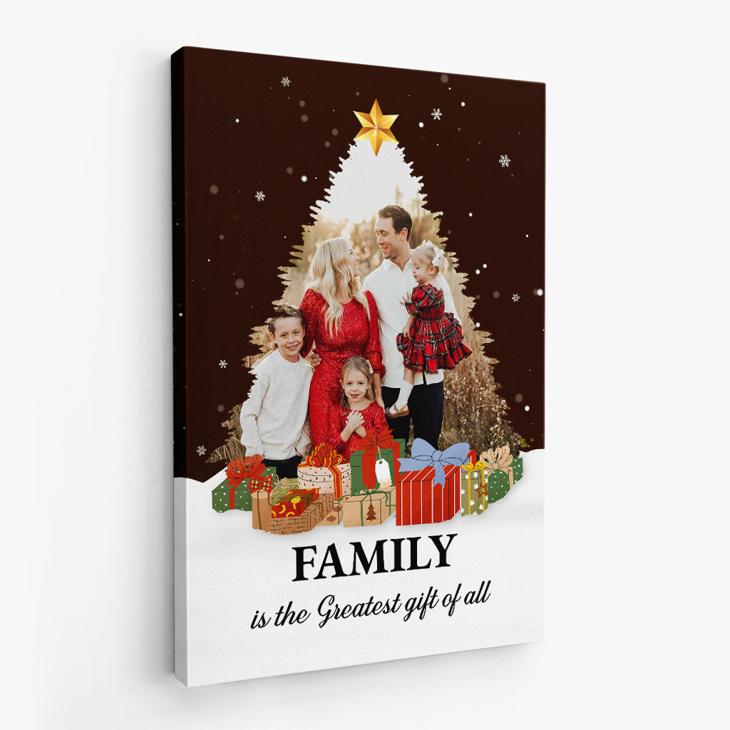 6419CUS2 family photo canvas personalized christmas gifts for family 6419C6HAI