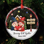6427OUS1 3d printing effect glass growing old together since ornament custom couples christmas gifts 6427O3Q0G