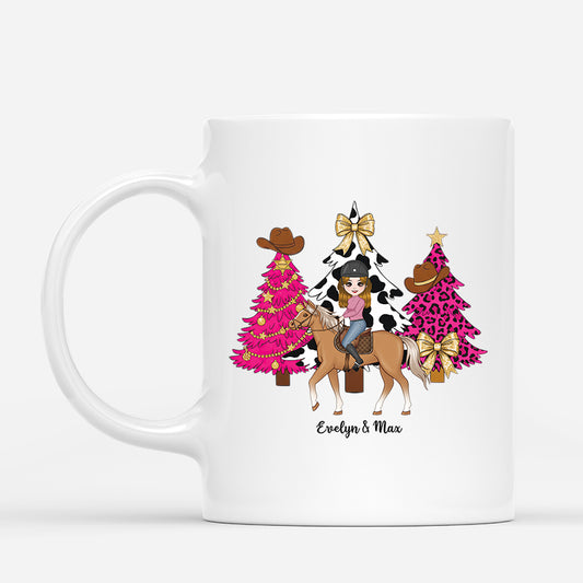 6431MUS1 horse christmas mug personalized horse gifts for women 6431M3MAU