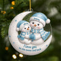 6434OUk1 3d printing effect acrylic snowman ornaments custom xmas gifts for mom grandma 6434O8LNA_1