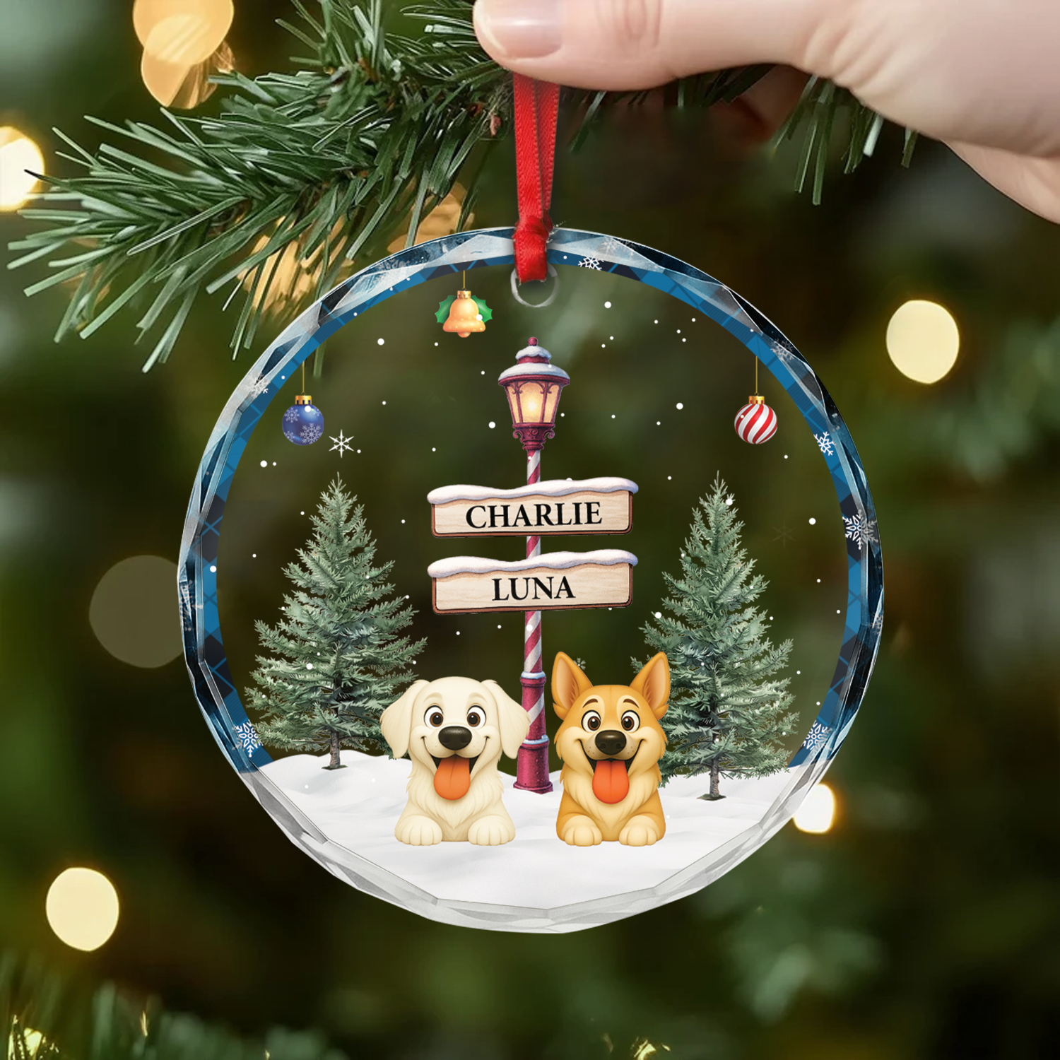 6439OUS2 personalized glass christmas ornaments gifts for dog lovers 6439O_66266e58 adf0 4e8b be05 7ae379fe72e3