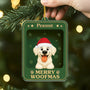 6442OUS2 3d printing effect merry woofmas doormat personalized xmas gifts for dog lovers 6442O8MZC
