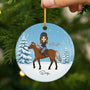6476OUS2 ceramic horse christmas ornament custom horse gifts for women 6476O3Q0U_846794c7 6815 4f84 8faf f1a6399ad937