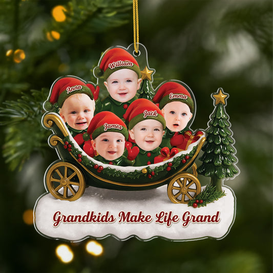6486OUS1 3d printing effect acrylic grandkids ornament with photo custom christmas gift for grandparents 6486OTLQA_1