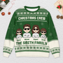 6488WUK2 personalised christmas crew ugly christmas sweaters for family 6488W