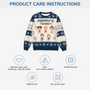 6498WUS4 custom ugly christmas sweater gifts for mom dad 6498WKP5A