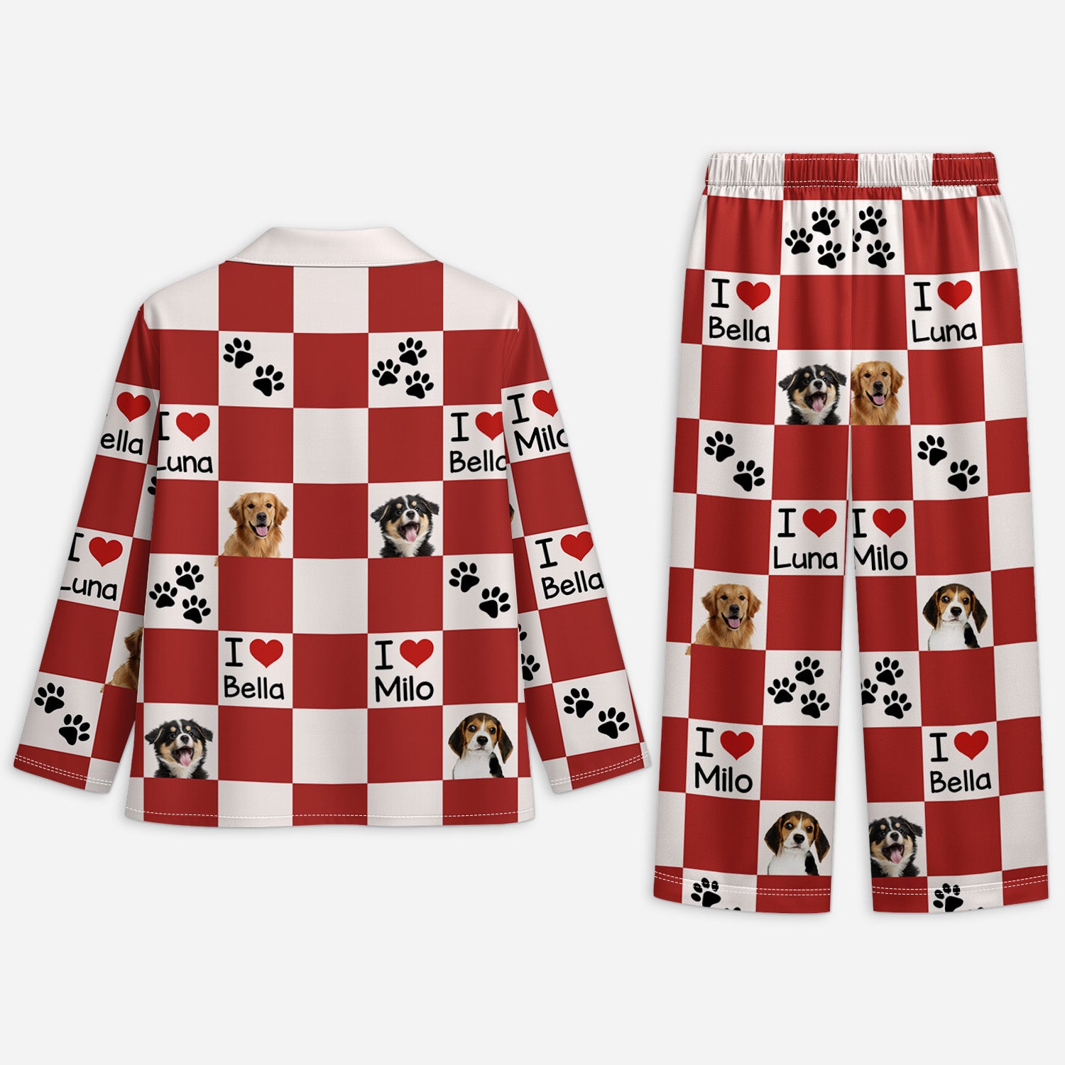 6503VUS2 pajamas with pets face on them custom gifts for dog lovers 6503VKXZC