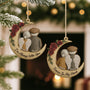 6508OUS2 custom 1 layered wooden christmas ornaments memorial gifts for couples 6508O3QAG