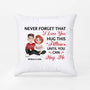 6511PUS1 hug this pillow until you can hug me pillow_ custom couple gifts 6511P