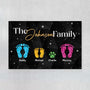 6521DUS1 family footprint doormat personalized gift for family 6521D3KMI