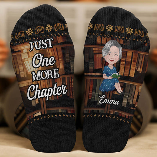 6530JUK2 personalized reading socks gifts for book lovers women 6530JKZ5A