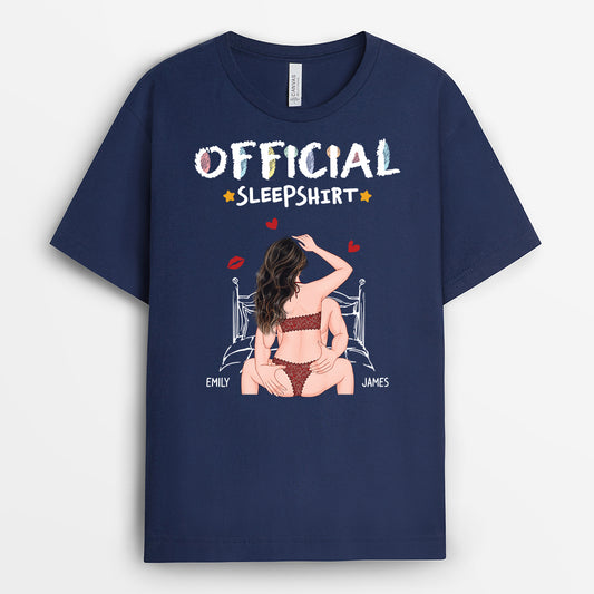 6535AUK2 official sleep shirt matching personalized gifts for couples 6535AKZ5G