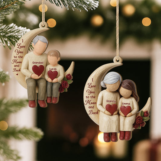 6550OUk1 3d printing effect custom 1 layered wooden ornaments christmas gifts for grandma grandpa 6550O6LZB_2
