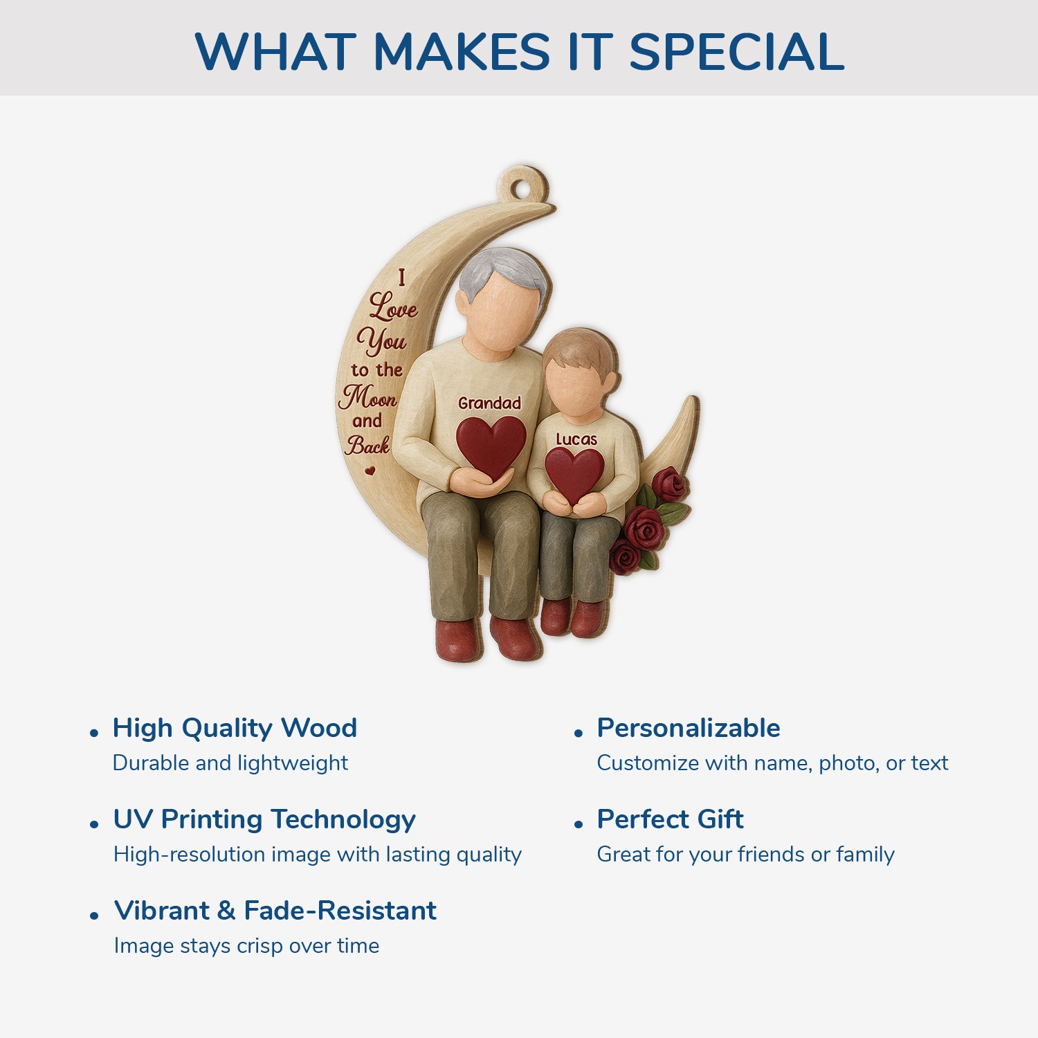 6550OUk1 3d printing effect custom 1 layered wooden ornaments christmas gifts for grandma grandpa 6550O6LZB_4