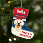 6573OUS1 acrylic dog christmas ornaments personal gifts for dog lovers 6573OTQAC