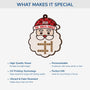 6609OUS4 custom 1 layered wooden santa christmas ornaments crossword gifts for family 6609OTPMI