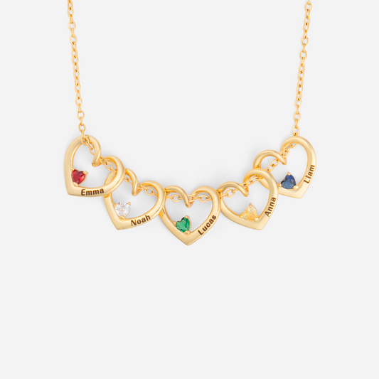 6617JUS1 personalized heart necklace with birthstones_ and names gifts for her 6617J0T5A