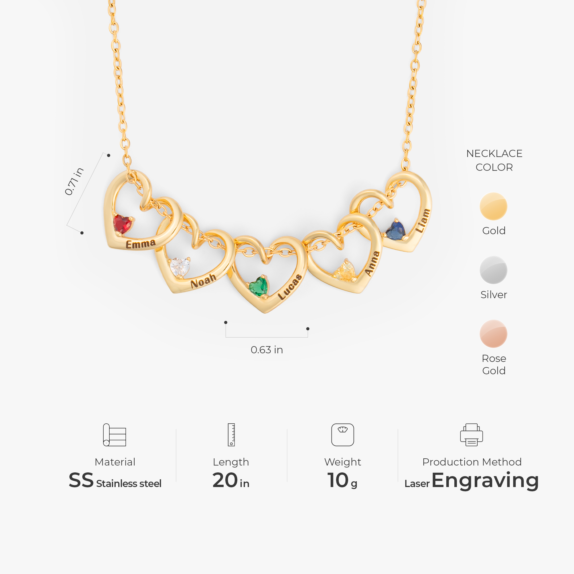 6617JUS3 personalized heart necklace with birthstones_ and names gifts for her 6617J0T5A